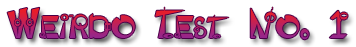 Test #1